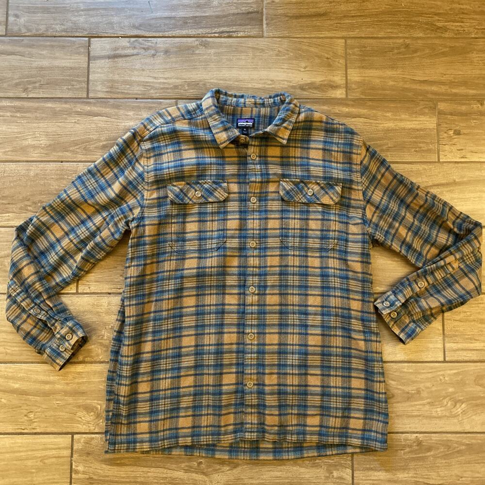 Patagonia Shirt Mens XL Organic Cotton Flannel Button Up Long Sleeve Shirt